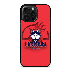 UCONN HUSKIES BASKETBALL LOGO iPhone 16 Pro Max Case Cover UCONN HUSKIES BASKETBALL LOGO iPhone 16 Pro Max Case Cover