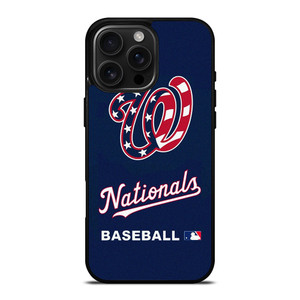 WASHINGTON NATIONALS BASEBALL MLB SYMBOL iPhone 16 Pro Max Case Cover WASHINGTON NATIONALS BASEBALL MLB SYMBOL iPhone 16 Pro Max Case Cover