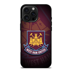 WEST HAM UNITED FC LOGO iPhone 16 Pro Max Case Cover