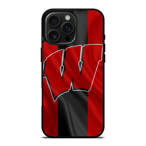 WISCONSIN BADGERS FLAG iPhone 16 Pro Max Case Cover WISCONSIN BADGERS FLAG iPhone 16 Pro Max Case Cover