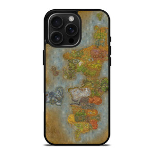 WORLD OF WARCRAFT GAMES MAP iPhone 16 Pro Max Case Cover
