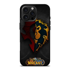 WORLD OF WARCRAFT HORDE ALLIANCE LOGO iPhone 16 Pro Max Case Cover WORLD OF WARCRAFT HORDE ALLIANCE LOGO iPhone 16 Pro Max Case Cover