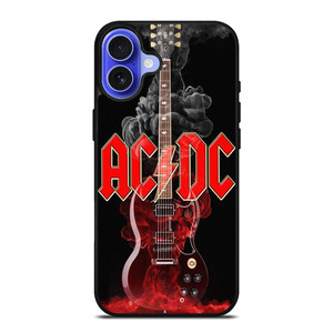 ACDC ROCK BAND GUITAR iPhone 16 Case Cover ACDC ROCK BAND GUITAR iPhone 16 Case Cover