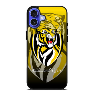 AFL RICHMOND TIGERS TEAM iPhone 16 Case Cover AFL RICHMOND TIGERS TEAM iPhone 16 Case Cover
