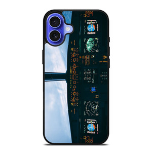 AIRBUS PLANE COCKPIT iPhone 16 Case Cover AIRBUS PLANE COCKPIT iPhone 16 Case Cover