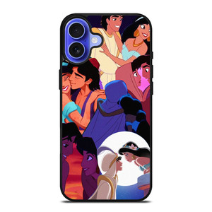 ALADDIN PRINCESS JASMINE DISNEY COLLAGE iPhone 16 Case Cover ALADDIN PRINCESS JASMINE DISNEY COLLAGE iPhone 16 Case Cover