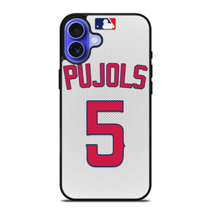 ALBERT PUJOLS SAINT LOUIS CARDINALS BASEBALL iPhone 16 Case Cover ALBERT PUJOLS SAINT LOUIS CARDINALS BASEBALL iPhone 16 Case Cover