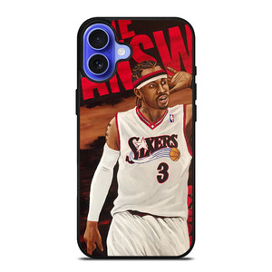 ALLEN IVERSON PHILDELPHIA SIXERS THE ANSWER iPhone 16 Case Cover ALLEN IVERSON PHILDELPHIA SIXERS THE ANSWER iPhone 16 Case Cover
