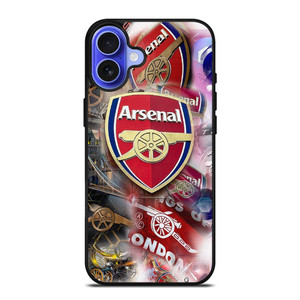 ARSENAL THE GUNNERS COLLAGE iPhone 16 Case Cover ARSENAL THE GUNNERS COLLAGE iPhone 16 Case Cover