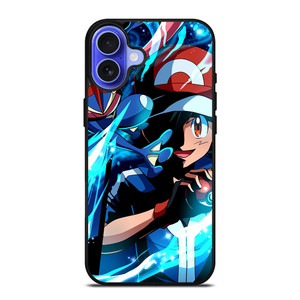 ASH AND GRENINJA POKEMON iPhone 16 Case Cover ASH AND GRENINJA POKEMON iPhone 16 Case Cover