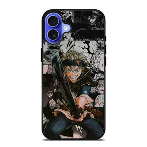 ASTA BLACK CLOVER BLACK BULL iPhone 16 Case Cover