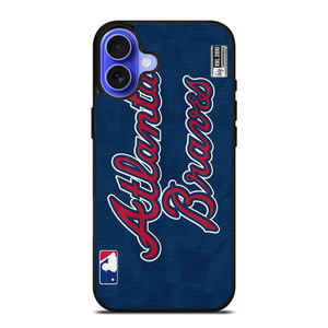 ATLANTA BRAVES BASEBALL KIT EMBLEM iPhone 16 Case Cover