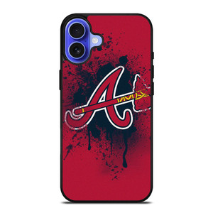ATLANTA BRAVES BRUSHED SYMBOL iPhone 16 Case Cover