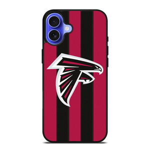 ATLANTA FALCONS FOOTBALL STRIPE LOGO iPhone 16 Case Cover ATLANTA FALCONS FOOTBALL STRIPE LOGO iPhone 16 Case Cover