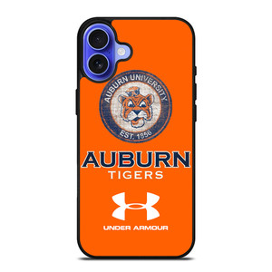 AUBURN TIGERS UNDER ARMOUR iPhone 16 Case Cover AUBURN TIGERS UNDER ARMOUR iPhone 16 Case Cover