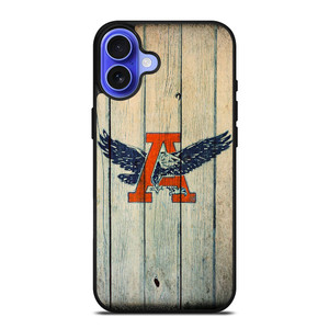 AUBURN TIGERS WOOD LOGO iPhone 16 Case Cover