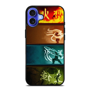 AVATAR AANG ALL ELEMENT iPhone 16 Case Cover