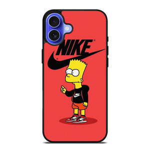 BART SIMPSONS NIKE RED iPhone 16 Case Cover BART SIMPSONS NIKE RED iPhone 16 Case Cover