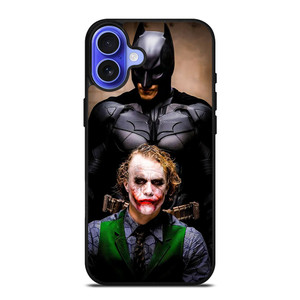 BATMAN AND JOKER THE DARK KNIGHT iPhone 16 Case Cover