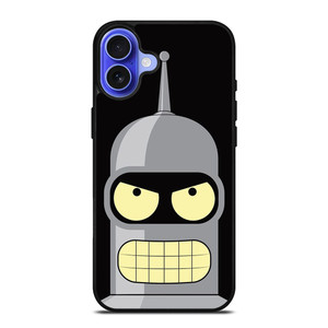 BENDER BENDING RODRIGUEZ ANGRY FACE iPhone 16 Case Cover BENDER BENDING RODRIGUEZ ANGRY FACE iPhone 16 Case Cover
