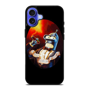 BENDER BENDING RODRIGUEZ CARTOON iPhone 16 Case Cover