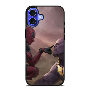 DEADPOOL THANOS MARVEL FUNNY iPhone 16 Case Cover DEADPOOL THANOS MARVEL FUNNY iPhone 16 Case Cover