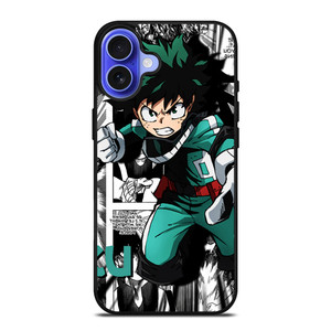 DEKU IZUKU MIDORIYA MY HERO ACADEMIA MANGA 2 iPhone 16 Case Cover