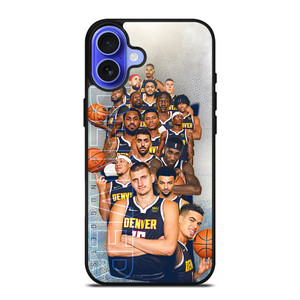 DENVER NUGGETS NBA BASKETBALL SQUAD iPhone 16 Case Cover