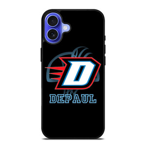 DEPAUL BLUE DEMONS BASKETBALL LOGO iPhone 16 Case Cover