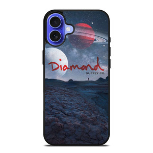 DIAMOND SUPPLY CO SPACE LOGO iPhone 16 Case Cover DIAMOND SUPPLY CO SPACE LOGO iPhone 16 Case Cover