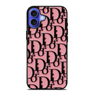 DIOR PINK PATTERN iPhone 16 Case Cover DIOR PINK PATTERN iPhone 16 Case Cover