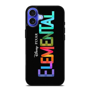 DISNEY PIXAR ELEMENTAL LOGO iPhone 16 Case Cover DISNEY PIXAR ELEMENTAL LOGO iPhone 16 Case Cover