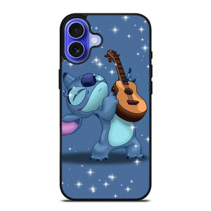 DISNEY STICH PLAYING GUITAR iPhone 16 Case Cover DISNEY STICH PLAYING GUITAR iPhone 16 Case Cover