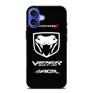 DODGE VIPER SRT 10 ACR LOGO iPhone 16 Case Cover DODGE VIPER SRT 10 ACR LOGO iPhone 16 Case Cover