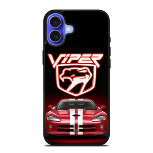 DODGE VIPER VINTAGE LOGO iPhone 16 Case Cover DODGE VIPER VINTAGE LOGO iPhone 16 Case Cover