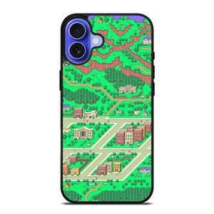 EARTHBOUND GAMES MAP iPhone 16 Case Cover EARTHBOUND GAMES MAP iPhone 16 Case Cover
