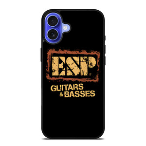 ESP GUITARS AND BASSES LOGO iPhone 16 Case Cover