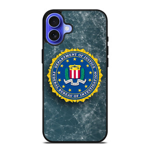 FBI FEDERAL BUREAU OF INVESTIGATION BADGE iPhone 16 Case Cover