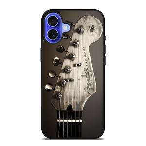 FENDER STRATOCASTER HEADSTOCK GUITAR iPhone 16 Case Cover FENDER STRATOCASTER HEADSTOCK GUITAR iPhone 16 Case Cover