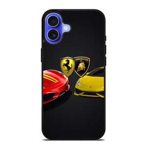 FERRARI VS LAMBORGHINI SUPER CAR iPhone 16 Case Cover