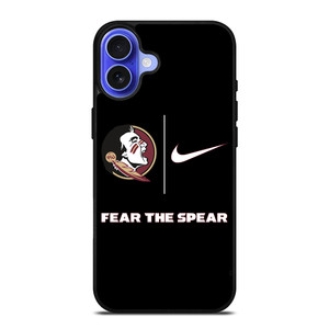FLORIDA STATE FEAR THE SPEAR NIKE LOGO iPhone 16 Case Cover FLORIDA STATE FEAR THE SPEAR NIKE LOGO iPhone 16 Case Cover