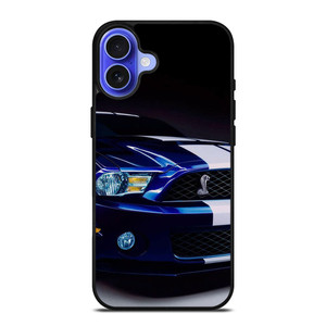 FORD MUSTANG SHELBY BLUE GRILL iPhone 16 Case Cover FORD MUSTANG SHELBY BLUE GRILL iPhone 16 Case Cover