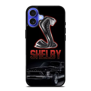 FORD MUSTANG SHELBY VINTAGE EMBLEM iPhone 16 Case Cover FORD MUSTANG SHELBY VINTAGE EMBLEM iPhone 16 Case Cover