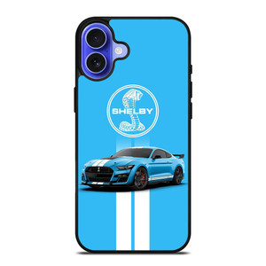 FORD SHELBY ICON BLUE iPhone 16 Case Cover