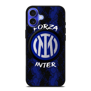 FORZA INTER MILAN EMBLEM iPhone 16 Case Cover FORZA INTER MILAN EMBLEM iPhone 16 Case Cover