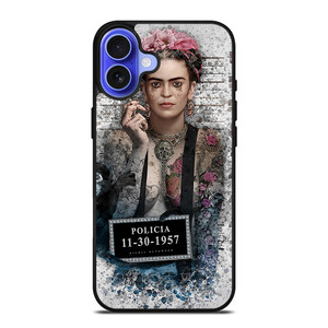 FRIDA KAHLO MUGSHOT iPhone 16 Case Cover