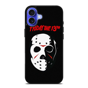 FRIDAY 13 JASON VOORHEES MASK iPhone 16 Case Cover FRIDAY 13 JASON VOORHEES MASK iPhone 16 Case Cover