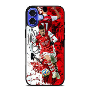 GABRIEL MARTINELLI ARSENAL FC iPhone 16 Case Cover GABRIEL MARTINELLI ARSENAL FC iPhone 16 Case Cover