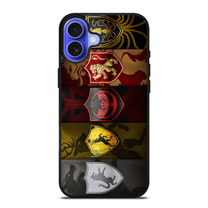 GAME OF THRONES HOUSE SIGILS iPhone 16 Case Cover GAME OF THRONES HOUSE SIGILS iPhone 16 Case Cover