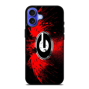 GEORGIA BULLDOGS BASKETBALL LOGO iPhone 16 Case Cover GEORGIA BULLDOGS BASKETBALL LOGO iPhone 16 Case Cover